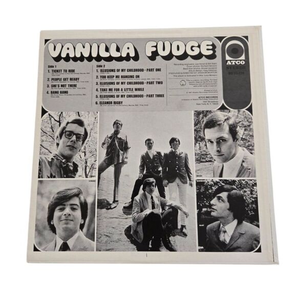 Vanilla Fudge By Vanilla Fudge, 1969 Atco Stereo, SD-33-224 - Picture 2 of 5